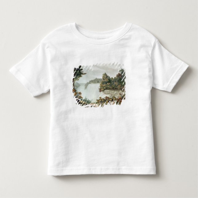 Camiseta Infantil Niagara Falls, da ilha da cabra (Frente)