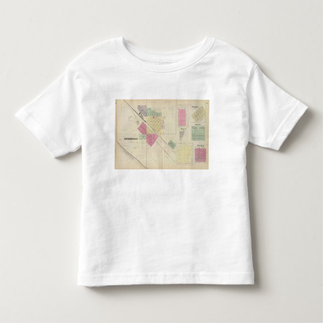 Camiseta Infantil Nickerson, Dragoon, Aurora, Barclay, Kansas (Frente)