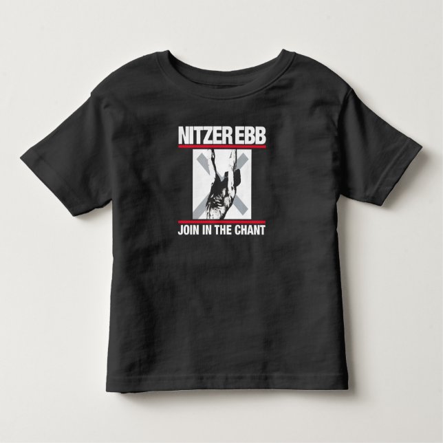 Camiseta Infantil Nitzer Ebb Junta-se ao Canto (Frente)