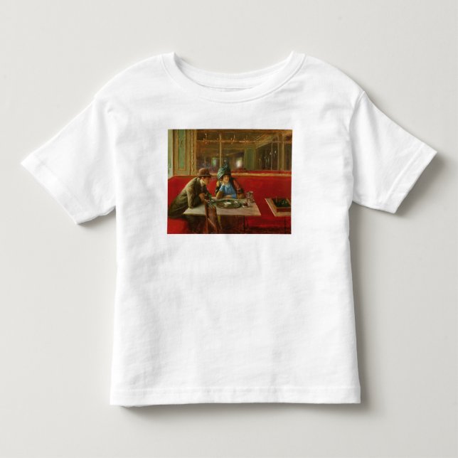 Camiseta Infantil No café (Frente)