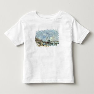 Camiseta Infantil No cais de Bercy em Paris, 1874