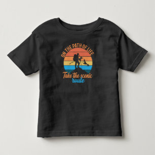 Camiseta Infantil No Caminho da Vida, Pegue a Rota Cênica Toddler