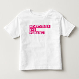 Camiseta Infantil No Entanto, Ela Persiste