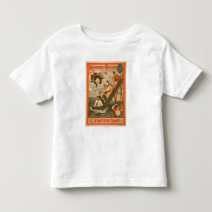 Camiseta Infantil "No poster #2 da comédia musical de Coney Island