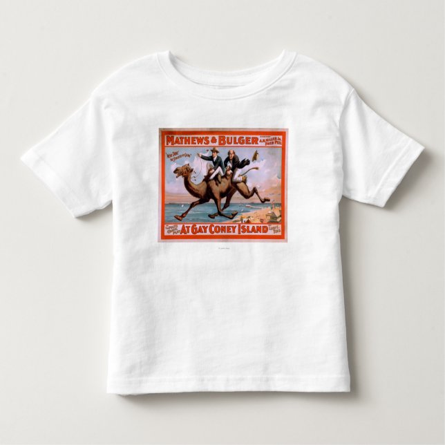 Camiseta Infantil "No poster #4 da comédia musical de Coney Island (Frente)