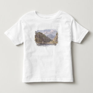 Camiseta Infantil No rio Elbe, perto de Lowositz em Saxony, placa