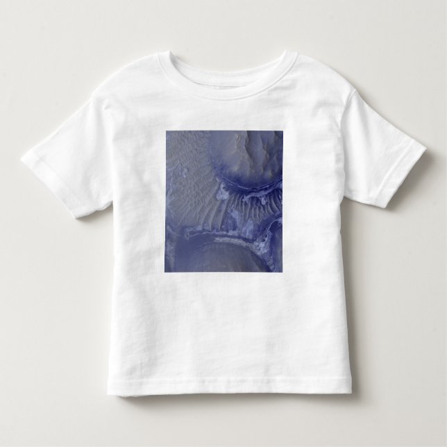 Camiseta Infantil Noctis Labyrinthus formação em Marte (Frente)