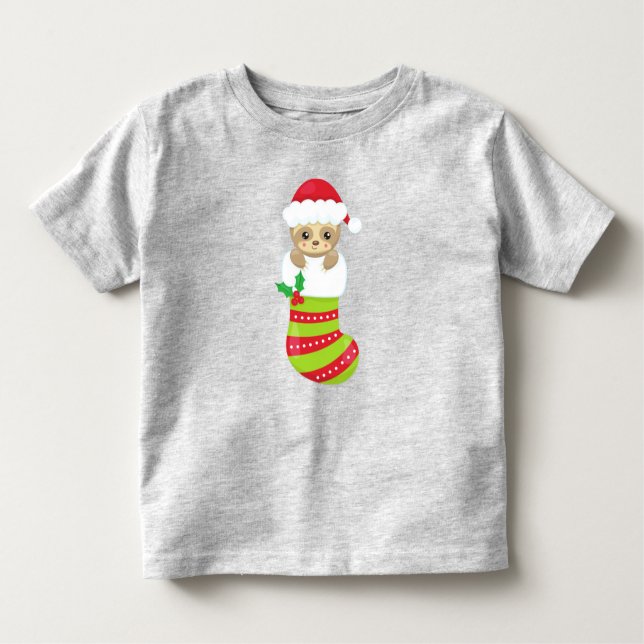 Camiseta Infantil Noite de Natal, Natal Stocks, Papai Noel (Frente)