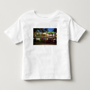 Camiseta Infantil Noite em Ocean Drive, South Beach, Miami