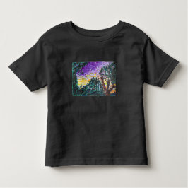 Camiseta Infantil Noite Roxa