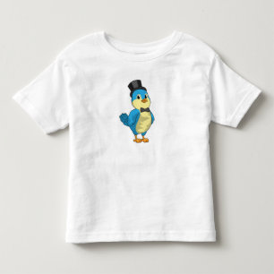 Camiseta Infantil Noivo como Pássaro com Fita