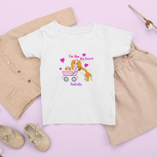Camiseta Infantil Nome da Irmã Mais Velha Cavalier King Charles Span