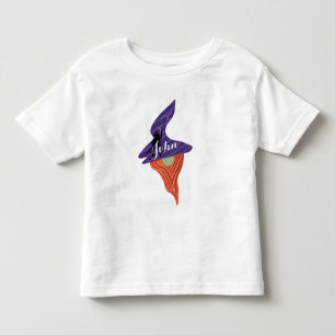 Camiseta Infantil Nome de Gnome de Aranha de Halloween