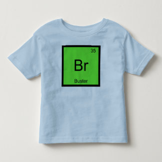 Camiseta Infantil Nome do elemento químico da tabela periódica Buste