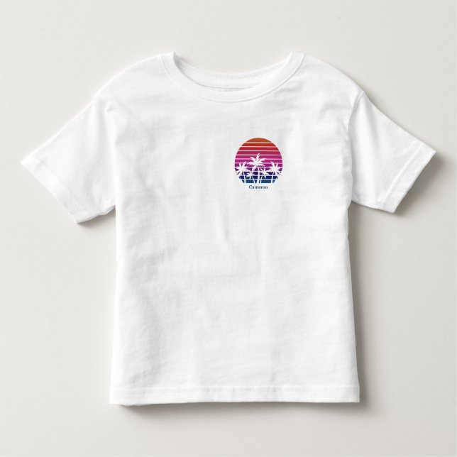 Camiseta Infantil Nome do Pocket de Reunião da Família Personalizada (Frente)