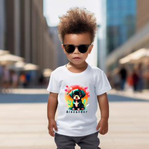 Camiseta Infantil Nome personalizado do amor de cupê