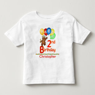 Camiseta Infantil Nome Personalizado do Beary do Ursinho Regal do se