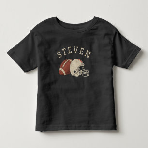 Camiseta Infantil Nome Personalizado Jogo de Futebol Americano Vinta