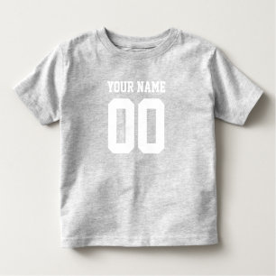 Camiseta Infantil Nome Personalizado Número Bebê Futebol Jersey Body