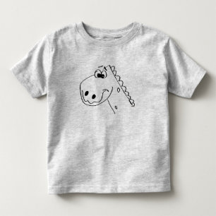 Camiseta Infantil Nomeie seu dinossauro