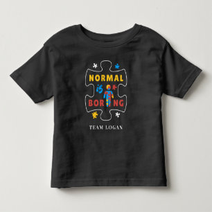 Camiseta Infantil Normal é Chato Equipe da Campanha de Conscientizaç