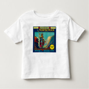 Camiseta Infantil Norseman LabelRialto alaranjado, CA