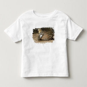 Camiseta Infantil Norte Bobwhite codornizes na lagoa para beber
