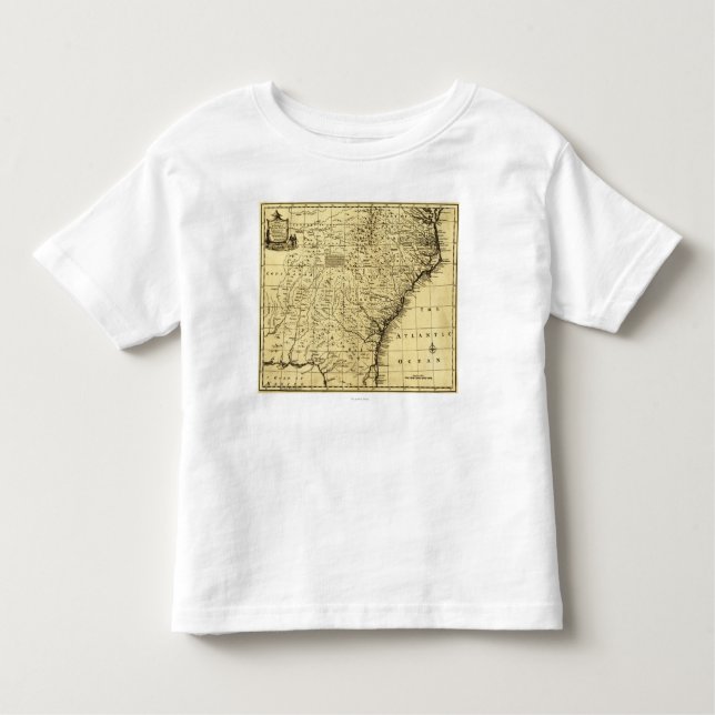 Camiseta Infantil Norte e South Carolina & Geórgia - panorâmicos (Frente)