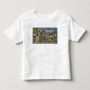 Camiseta Infantil North Carolina (capital de estado/flor)