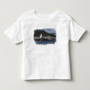 Camiseta Infantil Noruega, Stavanger. Vistas ao longo de Lysefjord.