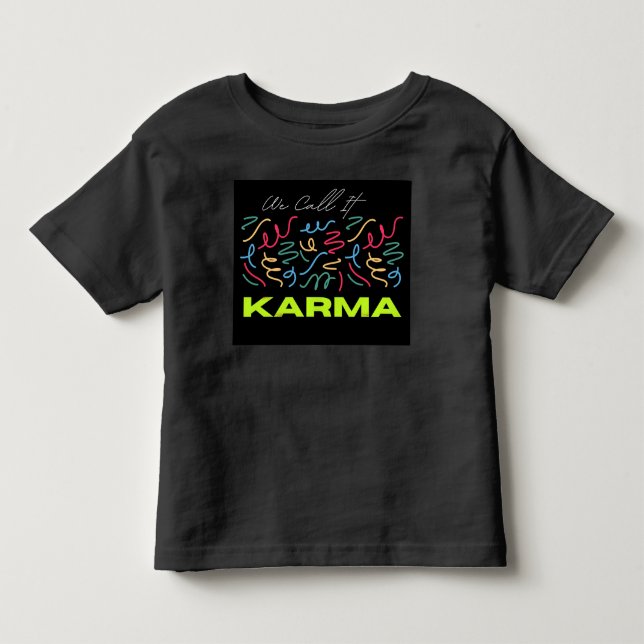 Camiseta Infantil Nós Chamamos de Karma (Frente)