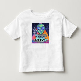 Camiseta Infantil Nós não vamos a lugar algum acredite