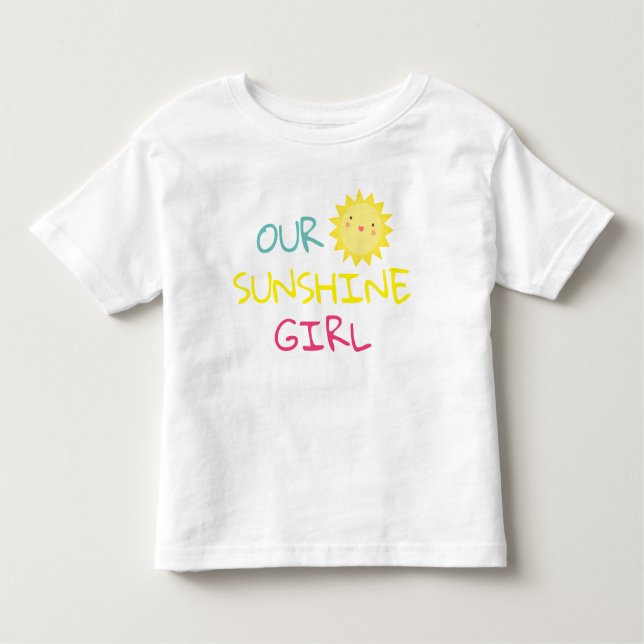 Camiseta Infantil Nossa Garota Sunsher Shirt (Frente)