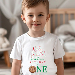 Camiseta Infantil Nossa pequena almôndega faz um - Primeira festa de