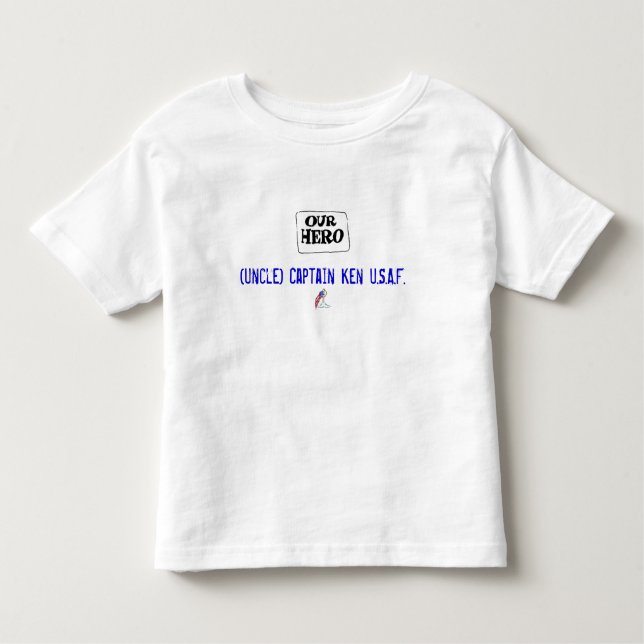 Camiseta Infantil Nosso herói (Frente)