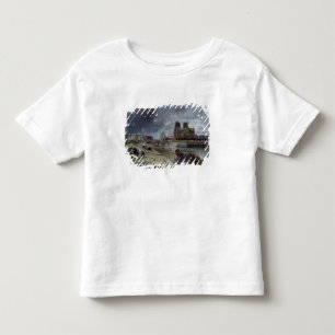 Camiseta Infantil Notre-Dame do Quai de la Tournelle, 1852