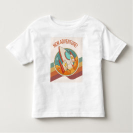 Camiseta Infantil nova aventura em foguetes