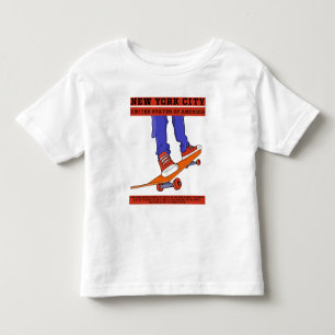 Camiseta Infantil Nova Iorque, EUA Legal skate