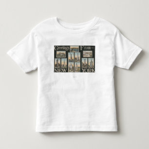 Camiseta Infantil Nova Iorque, YorkGreetings novo