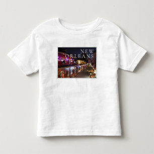 Camiseta Infantil Nova Orleans, Louisiana O Bairro Francês
