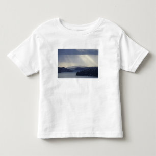 Camiseta Infantil Nova Zelândia, Otago, Dunedin, Eixos de Luz sobre