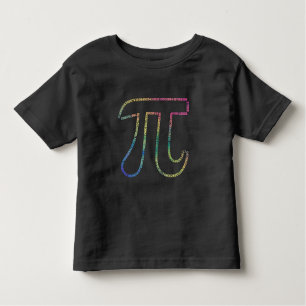 Camiseta Infantil Número irracional Pi Dia 3.14 Matemática Colorida