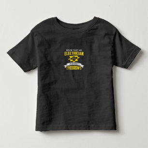 Camiseta Infantil Nunca Confie Em Um Elétrico Sem sobrancelhas