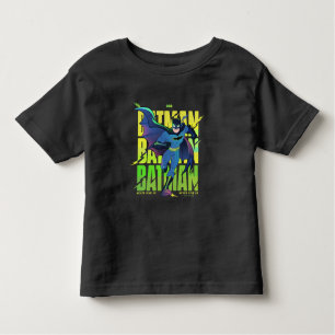 Camiseta Infantil Nunca Desistir do Batman Executando Gráfico