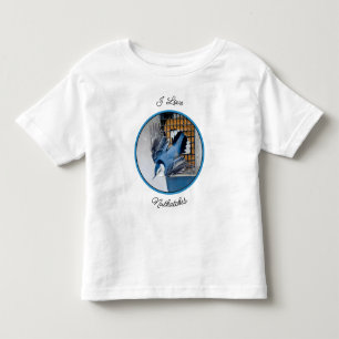 Camiseta Infantil Nuthatch Branca em Neve - Foto original
