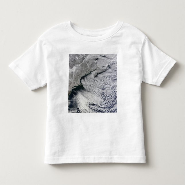 Camiseta Infantil Nuvens através dos céus do Atlântico Norte (Frente)