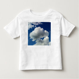 Camiseta Infantil Nuvens brancas moles