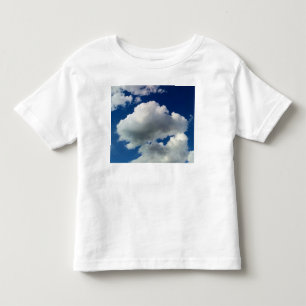 Camiseta Infantil Nuvens brancas moles