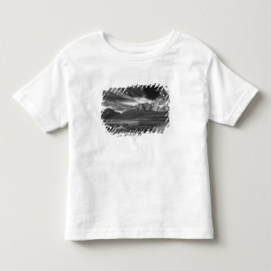 Camiseta Infantil Nuvens Cirrus sobre o Lago Waterfowl, Banff