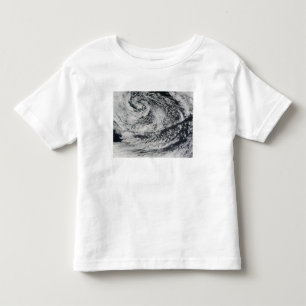 Camiseta Infantil nuvens de onda Navio-onda-dadas forma 2
